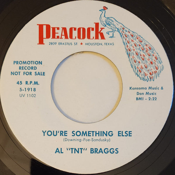 Al "TNT" Braggs : You're Something Else / Easy Rock (7", Single, Promo)