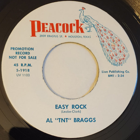 Al "TNT" Braggs : You're Something Else / Easy Rock (7", Single, Promo)