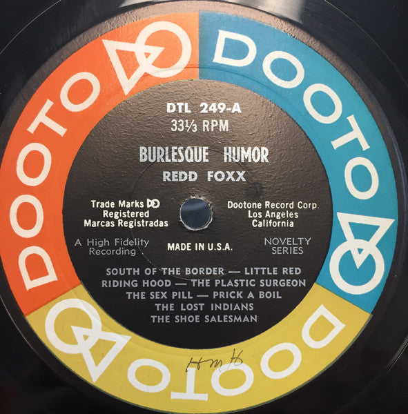 Redd Foxx : Burlesque Humor (LP)