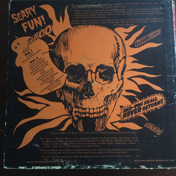 No Artist : Sounds To Make You Shiver (LP, Album)