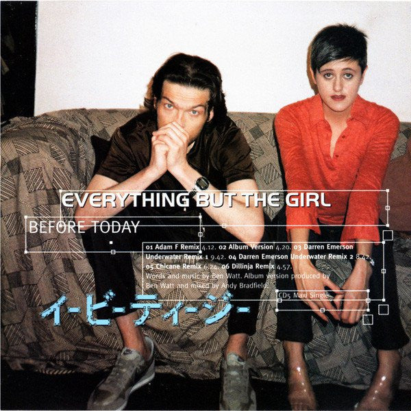 Everything But The Girl : Before Today (CD, Single, Promo)