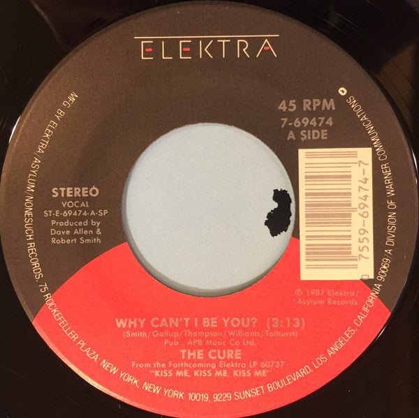 The Cure : Why Can't I Be You? (7", Single, Spe)