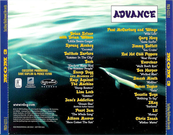 Various : MOM 3: Music For Our Mother Ocean (CD, Comp, Promo)