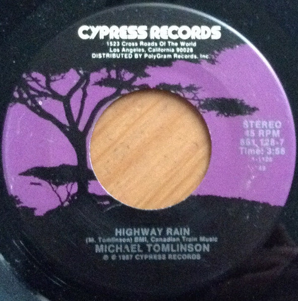 Michael Tomlinson (2) : Highway Rain (7")