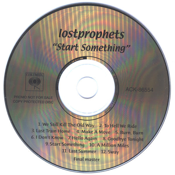 Lostprophets : Start Something (CD, Album, Copy Prot., Promo)