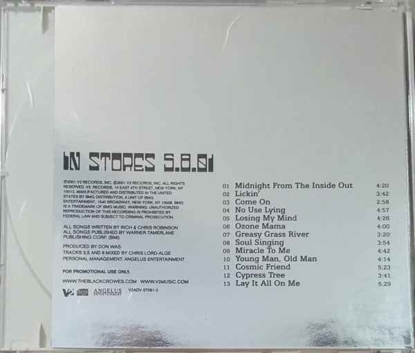 The Black Crowes : Lions (CD, Album, Promo)