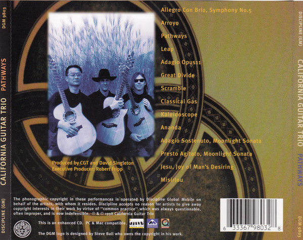 California Guitar Trio : Pathways (CD, Album, Enh)