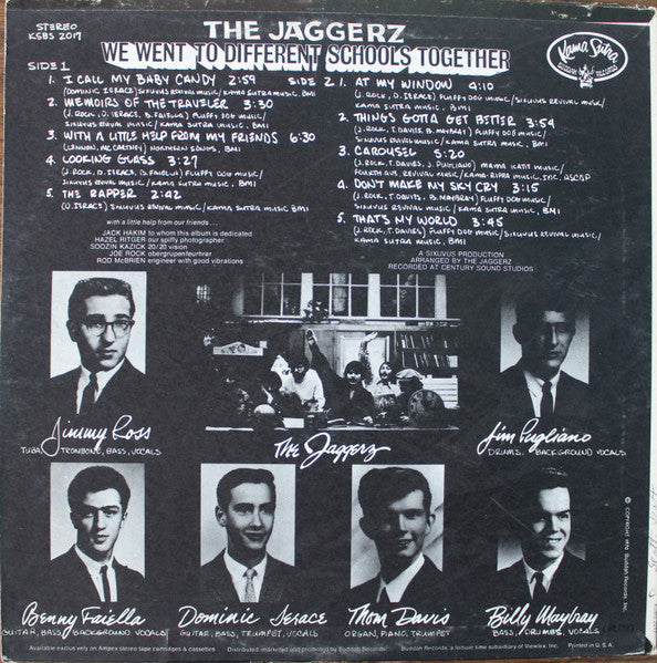 The Jaggerz : We Went To Different Schools Together (LP, Album, Ter)