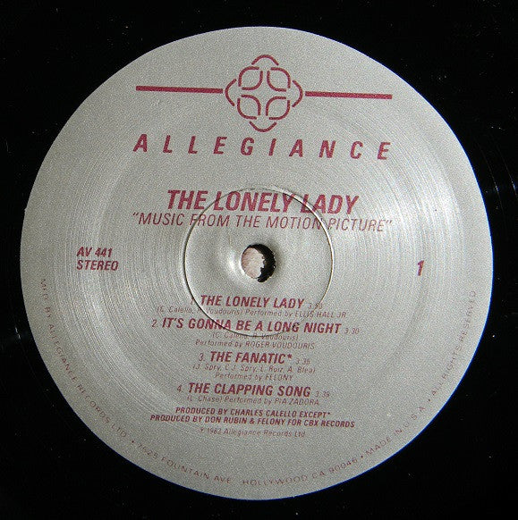 Various : The Lonely Lady - Music From The Motion Picture (LP)