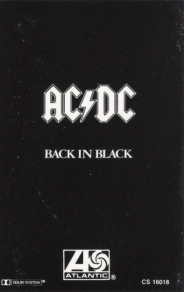 AC/DC : Back In Black (Cass, Album)