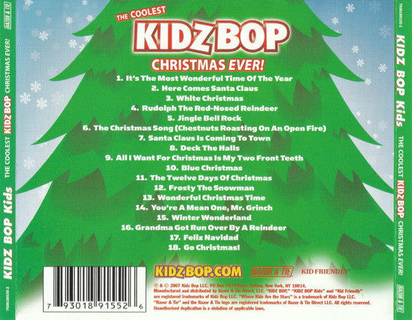 Kidz Bop Kids : The Coolest Kidz Bop Christmas Ever! (CD, Album)