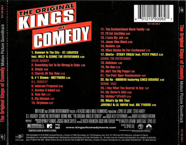 Steve Harvey (4) / D.L. Hughley / Cedric the Entertainer / Bernie Mac : The Original Kings Of Comedy (CD, Comp)