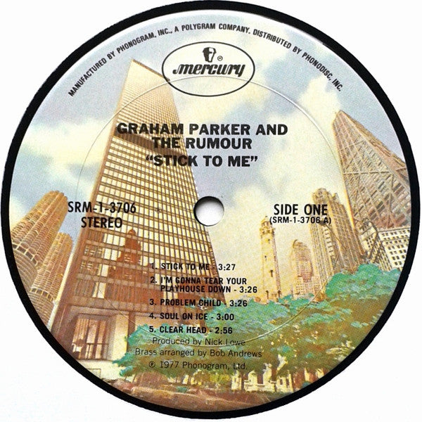 Graham Parker And The Rumour : Stick To Me (LP, Album)