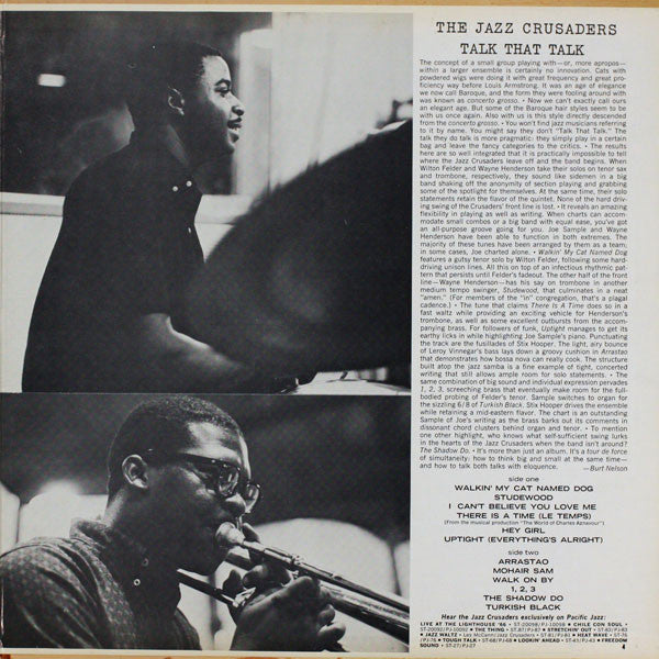 The Crusaders : Talk That Talk (LP, Album, Ind)