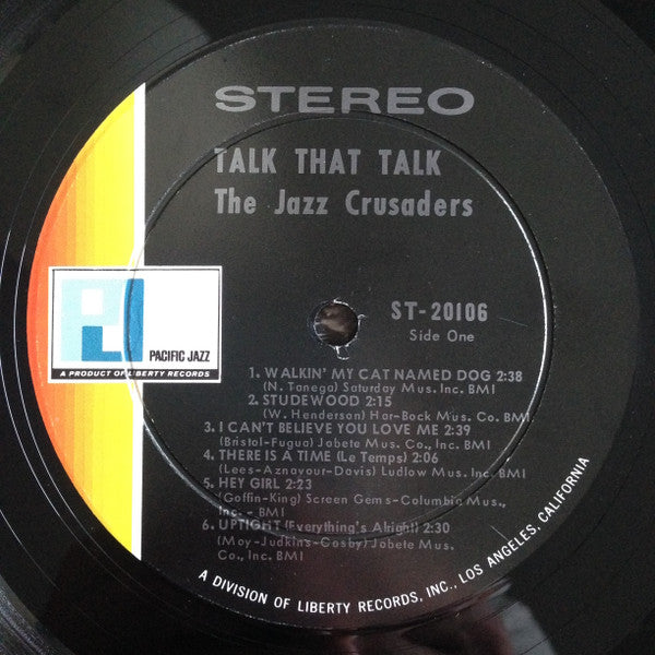 The Crusaders : Talk That Talk (LP, Album, Ind)