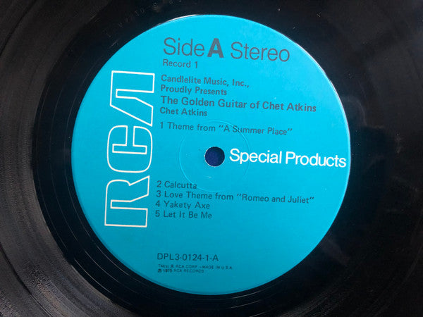 Chet Atkins : The Golden Guitar Of Chet Atkins (3xLP, Comp)