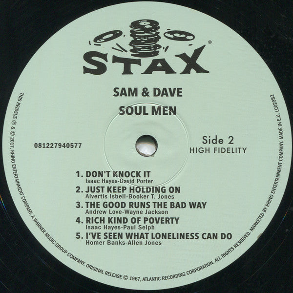 Sam & Dave : Soul Men (LP, Album, Mono, RE, 180)