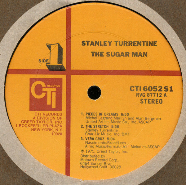Stanley Turrentine : The Sugar Man (LP, Album, Gat)