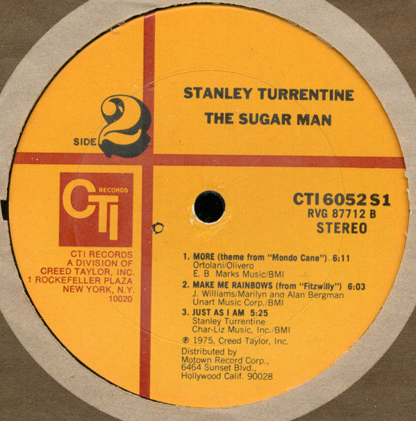 Stanley Turrentine : The Sugar Man (LP, Album, Gat)