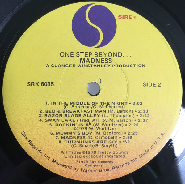 Madness : One Step Beyond... (LP, Album, Jac)