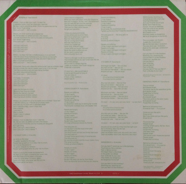 The Who : It's Hard (LP, Album, RP, Spe)