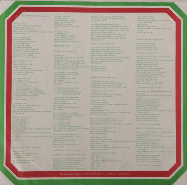 The Who : It's Hard (LP, Album, RP, Spe)
