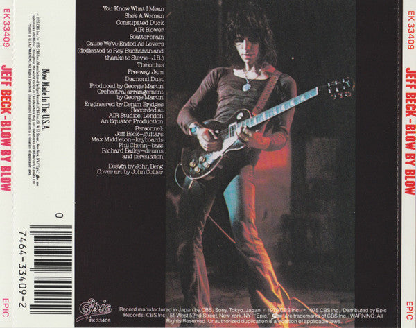 Jeff Beck : Blow By Blow (CD, Album, RE, CMU)