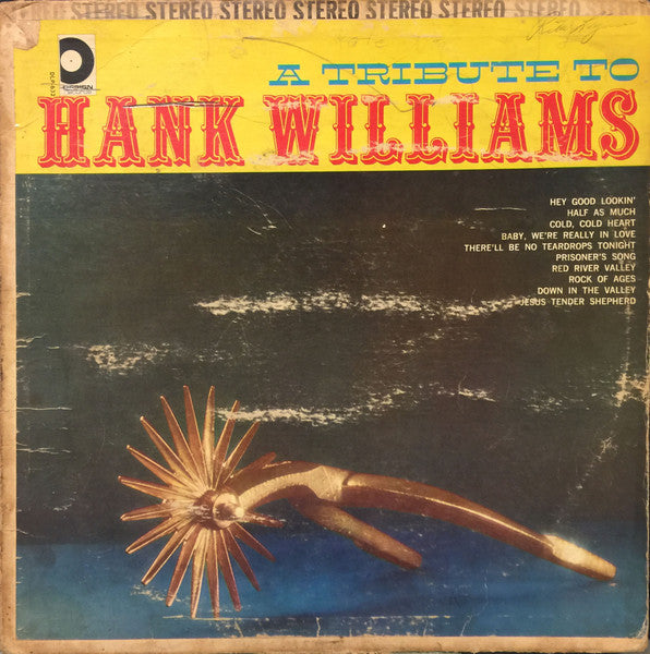 Unknown Artist : A Tribute To Hank Williams (LP, Album, Comp)