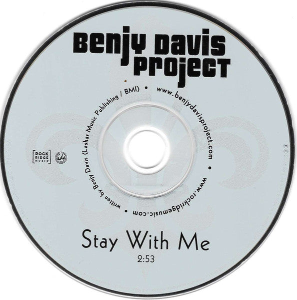 Benjy Davis Project : Stay With Me (CD, Promo)