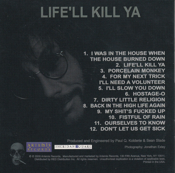 Warren Zevon : Life'll Kill Ya (CD, Album)