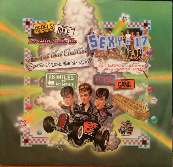 Stray Cats : Rant N' Rave (LP, Album, Club)
