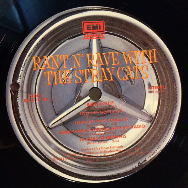 Stray Cats : Rant N' Rave (LP, Album, Club)