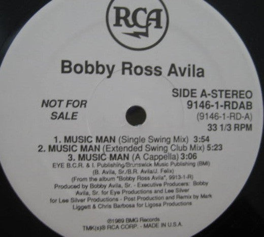 Bobby Ross Avila : Music Man (12", Promo)