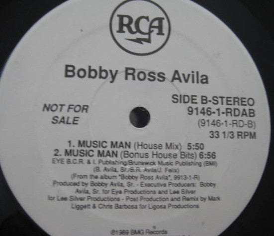 Bobby Ross Avila : Music Man (12", Promo)