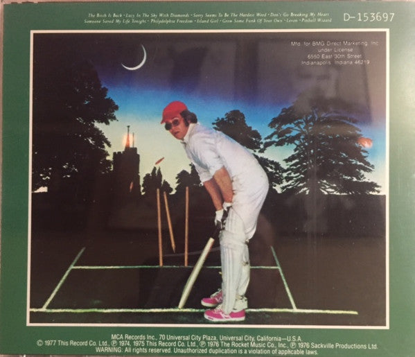Elton John : Greatest Hits Volume II (CD, Comp, Club, RE, BMG)