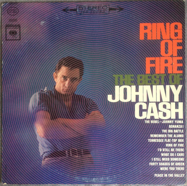 Johnny Cash : Ring Of Fire (The Best Of Johnny Cash) (LP, Comp, RE)