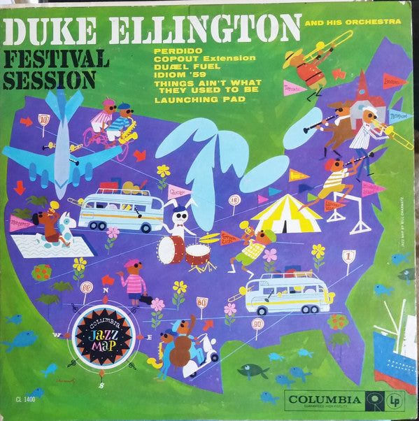 Duke Ellington And His Orchestra : Festival Session (LP, Mono)