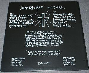 Blackhouse : Holy War (LP, Album, Ltd)