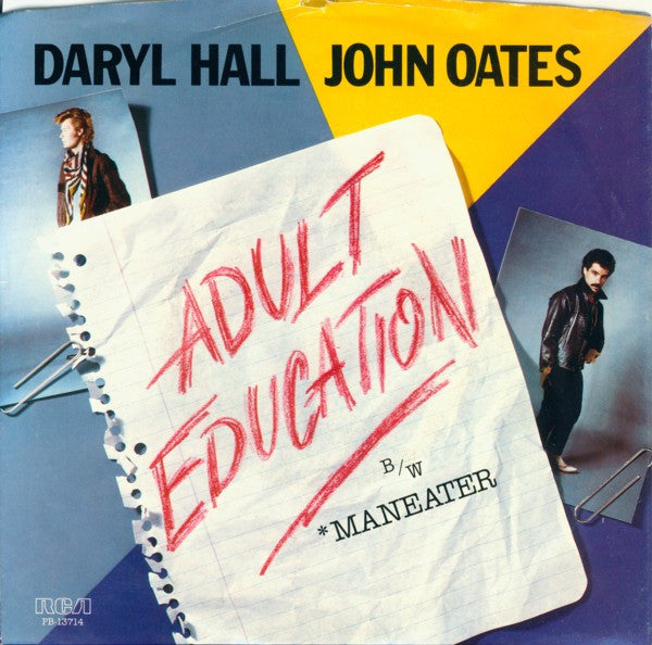 Daryl Hall & John Oates : Adult Education (7", Single, Styrene)