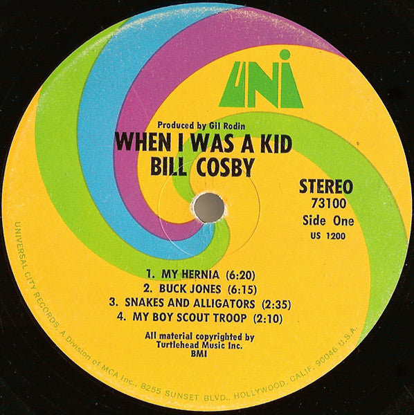 Bill Cosby : When I Was A Kid (LP, Album, Pin)