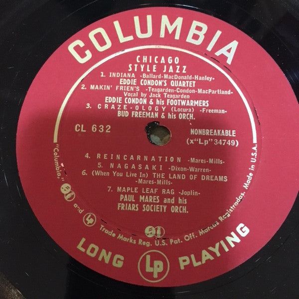 Various : Chicago Style Jazz (LP, Comp)