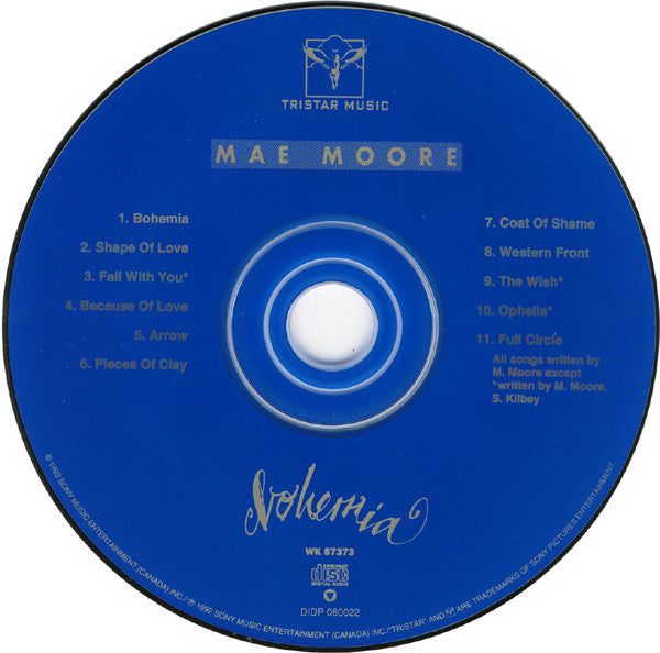 Mae Moore : Bohemia (CD, Album)