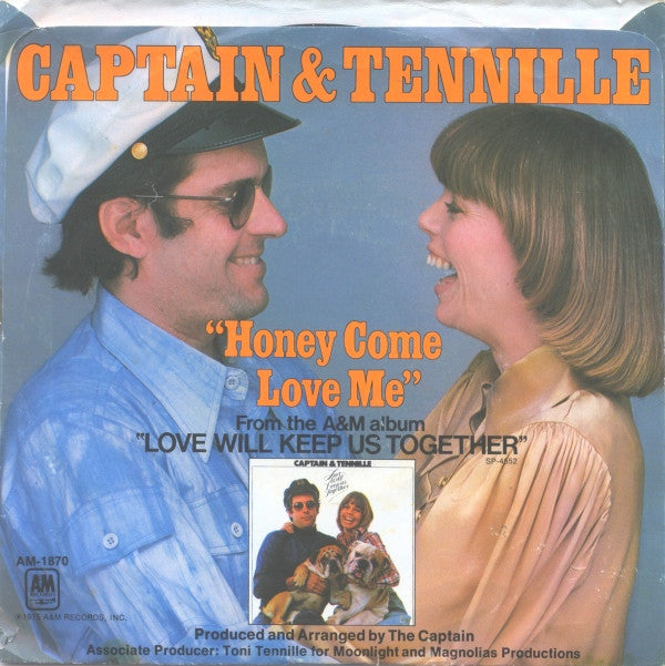 Captain And Tennille : Muskrat Love (7", Styrene, Pit)