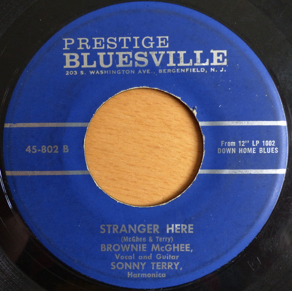 Sonny Terry & Brownie McGhee : Let Me Be Your Big Dog / Stranger Here (7")