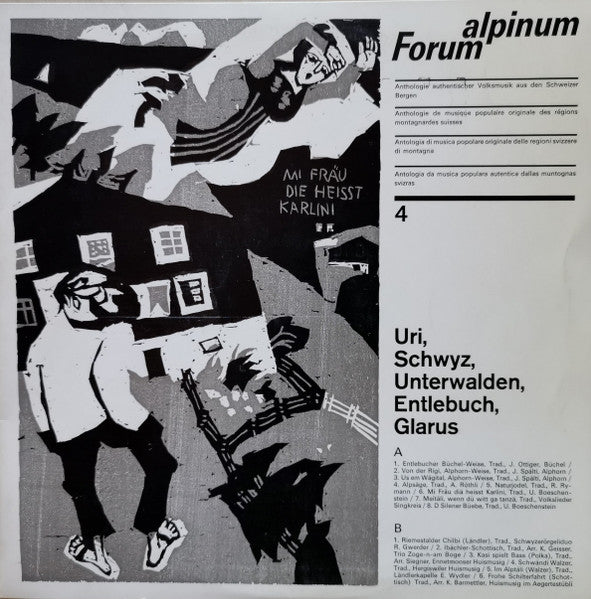 Various : Uri, Schwyz, Unterwalden, Entlebuch, Glarus (10", Mono)
