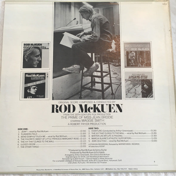 Rod McKuen : The Prime Of Miss Jean Brodie (LP, Promo)