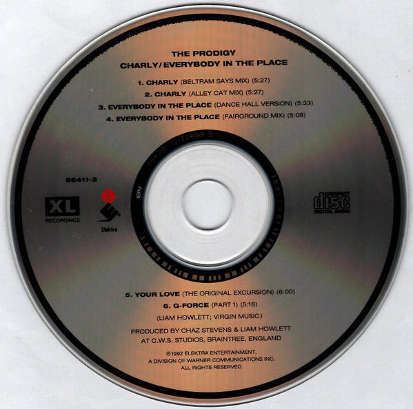 The Prodigy : Charly / Everybody In The Place (CD, Maxi, RP)