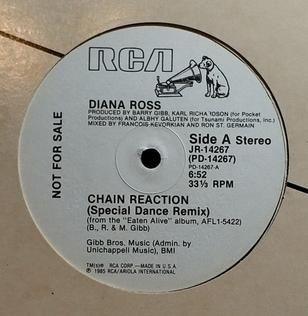 Diana Ross : Chain Reaction (Special Dance Remix) (12", Promo)