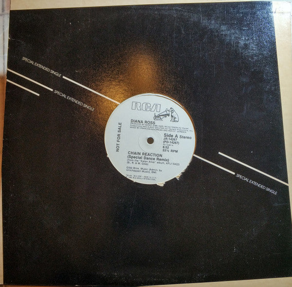 Diana Ross : Chain Reaction (Special Dance Remix) (12", Promo)