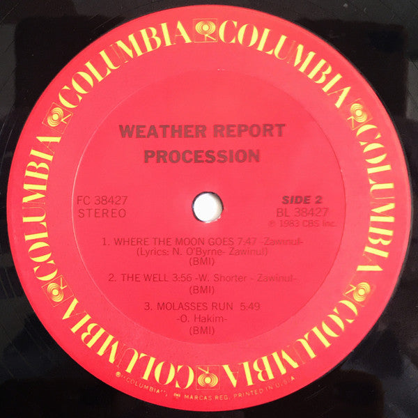 Weather Report : Procession (LP, Album, Pit)